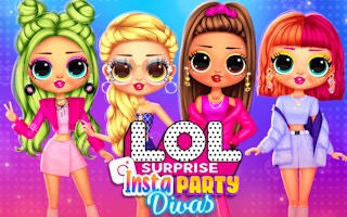 LOL Surprise Insta Party Divas Fashion Game