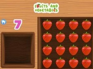 Fruits and Vegetables Counting Game Online - Educational Math Game