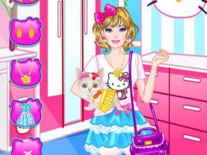 Barbie With Kitty Dress Up Game Dress Up Game