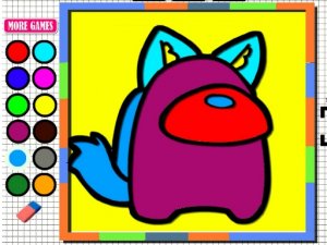 Among Us Coloring Fun Online Game Coloring Game
