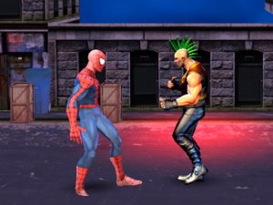 Spiderman: Street Fighter Online Arcade Game