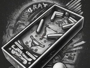 Pinball Black N White Online Arcade Game