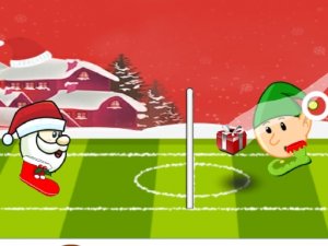 Santa Winter Head Soccer Online Arcade Game