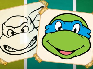 Ninja Turtles Coloring Book Online Game - Kids Coloring Game