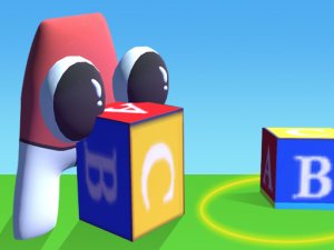 Alphabet Room Maze 3D Online Puzzle Game