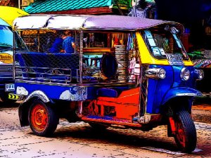 Tuk Tuk Tricycle Puzzle Online Jigsaw Game