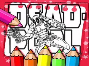 Deadpool Coloring Book Online Coloring Game