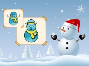 Happy Snowman Coloring Online Coloring Game