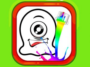 Coloring Book: Alien Family Online Coloring Game