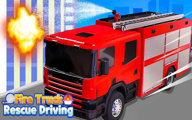 Fire Truck Rescue Driving Simulator