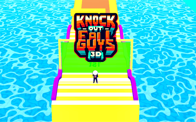 Knock Out Fall Guys 3D - Multiplayer Platform Battle Game