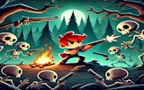 Skeleton Surge: Halloween Casual Survival Game