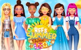 BFF Summer Shine Look: Fashion & Makeover Game