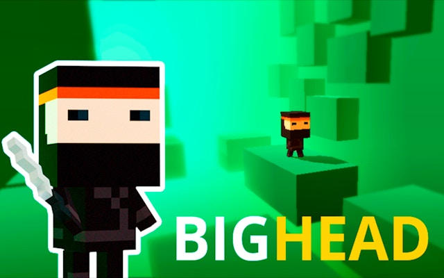 Bighead Ninja! - Free Online Runner Arcade Game