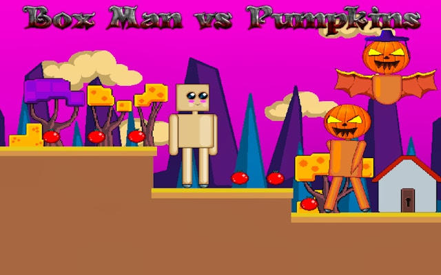 Box Man vs Pumpkins: Tomato Quest
