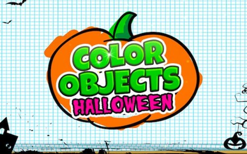 Color Objects Halloween: Kids Painting Game