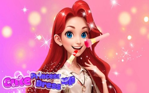 Cute Princess Dress Up: Makeover & Stylist Game