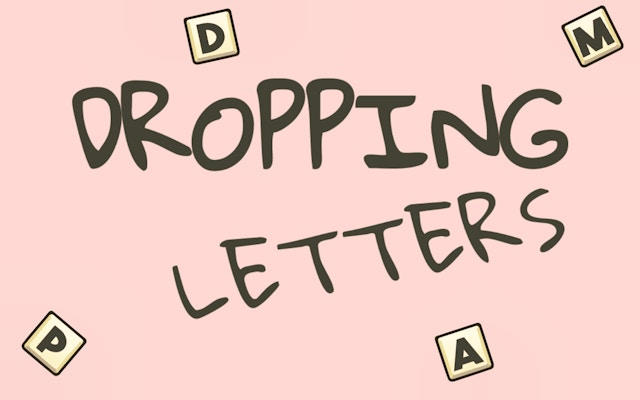 Dropping Letters Word Puzzle