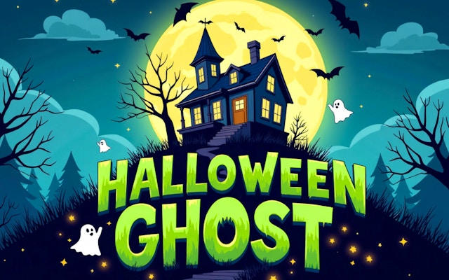 Halloween Ghost - Spooky Pillar Jump