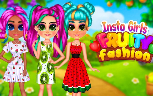 Insta Girls Fruity Fashion Party Dress Up Game
