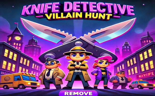 Knife Detective - Villain Hunt: Action Puzzle Game