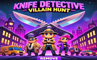 Knife Detective - Villain Hunt: Action Puzzle Game