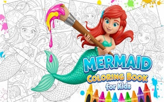 Mermaid Coloring Book & Drawing Game for Kids