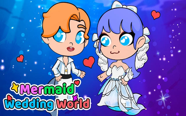 Mermaid Wedding World: Dress Up & Decoration Game