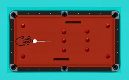 Red Ball Pool Game