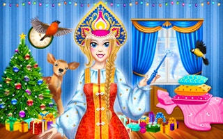 Snegurochka Russian Ice Princess Dress Up & Decoration Game