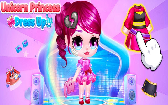 Unicorn Princess Dress Up Game