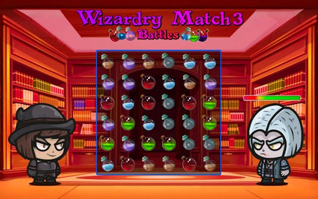 Wizardry Match 3 Puzzle Adventure