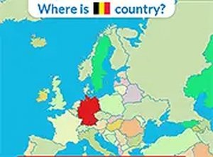 Map Markers: European Country Flags